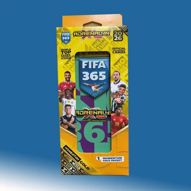 파니니 2026 FIFA365 공식 골드 카드 킬리안 음바페 & 라민 야말 듀얼 스타 사인 수집가용  06 26 Tin can