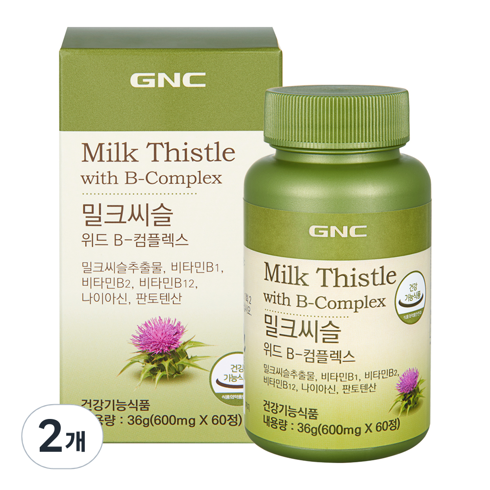 GNC 밀크씨슬 위드 B 컴플렉스 36g