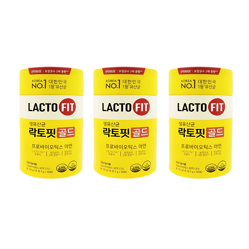 종근당건강 락토핏 생유산균 골드 (2g X 50포) 3개 1개 1정