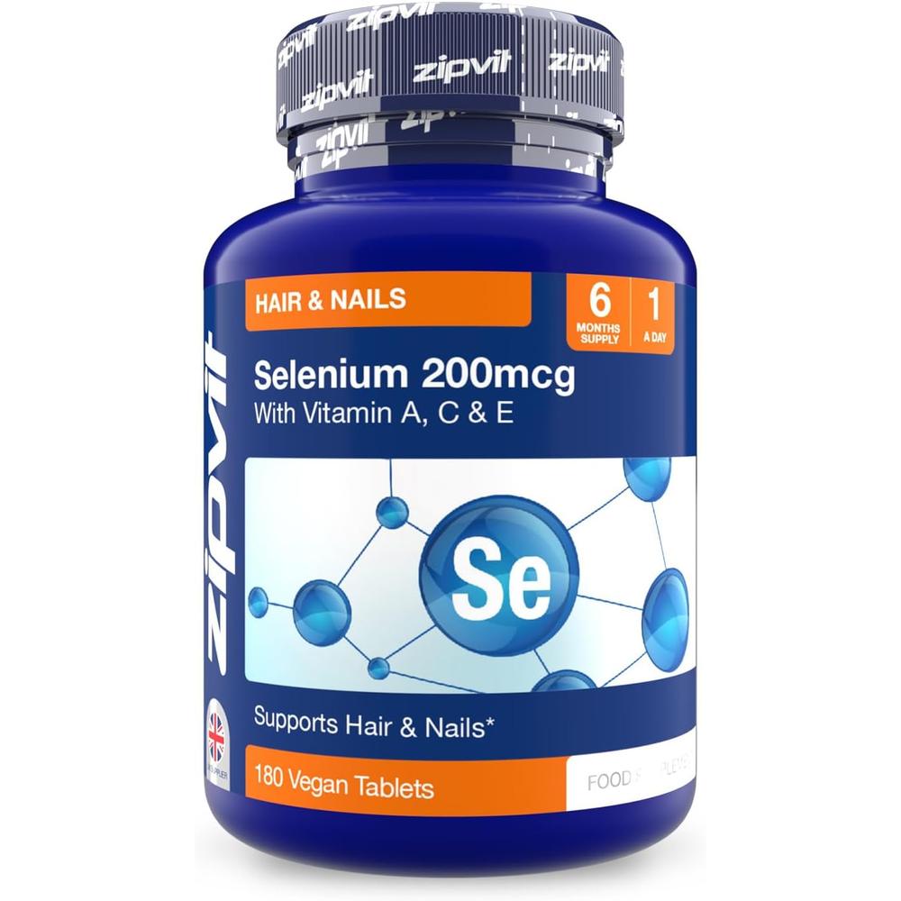영국 집비트 Zipvit 셀레늄 200mcg with 비타민 A C E. 2개 180정
