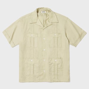 [아웃스탠딩] 4PK CUBAN COLLAR HALF SHIRT_LIGHT KHAKI OS25SSHS20LK