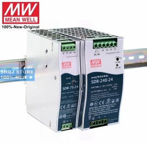 MEAN WELL -새 SDR-75-24 SDR-75-12 SDR-120-24 SDR-120-12 SDR-240-24 SDR-240-12 SDR-480-24 12V 24V 48V