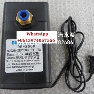 기계 워터 펌프 DS-3500 헤드 3.5 미터 75 와트 스핀들 잠수정