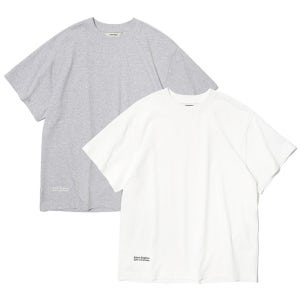 유니폼브릿지 패플 단독 cooling 2-pack tee white/8% melange