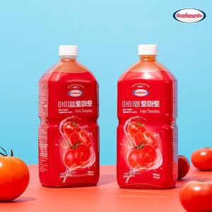 ⭐타임딜⭐ 아이엠 토마토 (100% NFC 착즙) 원액 수 1L 2병