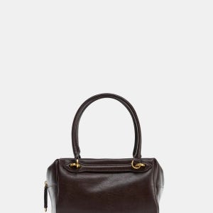 자라 클래식 브라운 미니 볼링백 6063/710/700 BROWN