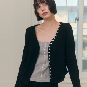 [로잔느] Sweet Dreams Button Cami Top (Gray) RS26SPCMT01GY