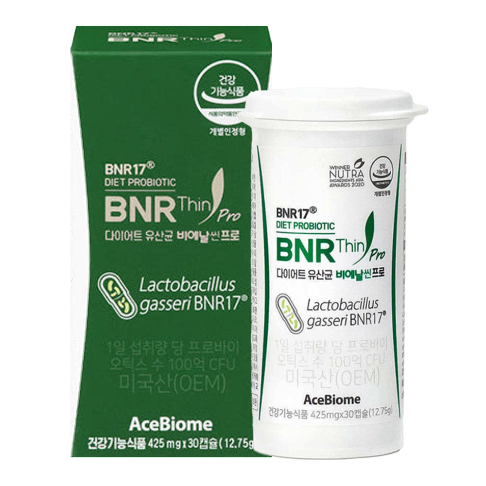 비에날씬 프로 BNR17 다이어트 유산균 체중관리 체지방감소 캡슐 1개 30정