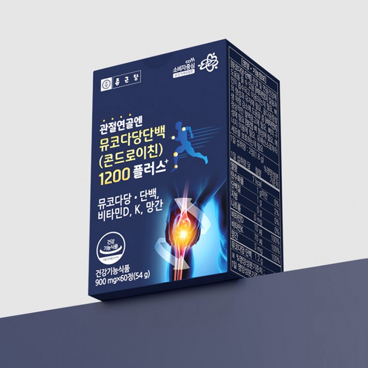 종근당 관절연골엔 뮤코다당단백 콘드로이친 1200 플러스 60정 5박스 1개 1정
