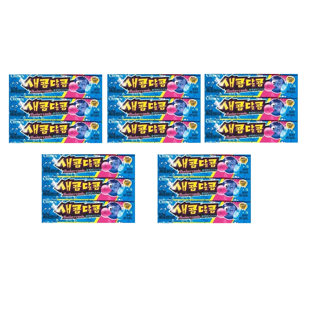크라운 새콤달콤 블루베리소다