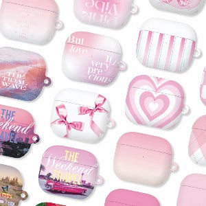 에어팟프로2세대 HI 핑크 디자인 하드 케이스