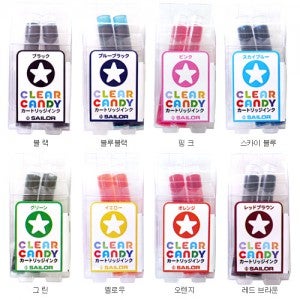 세일러 100주년기념 한정판 CLEAR CANDY 카트리지(8가지/색상선택)