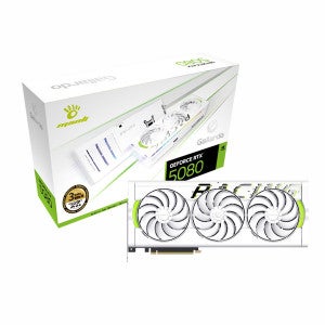 MANLI 지포스 RTX 5080 Gallardo OC D7 16GB White 인텍앤컴퍼니