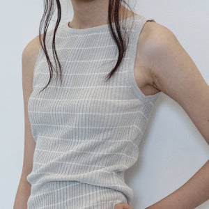 [더엔엘] Summer Stripe knitwear - [Sora Grey]