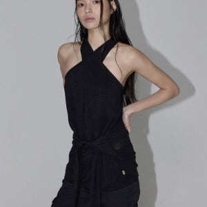 [이네기] Jenny Halter Top (black) 25SS2DROP07-1