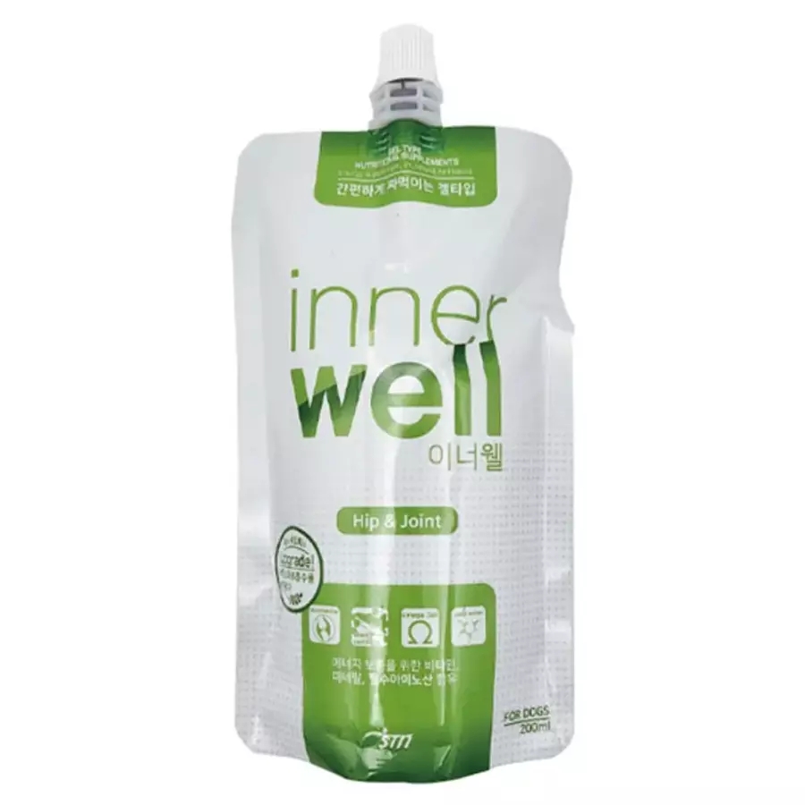 파우치 <b>이너웰</b> 강아지 영양제 겔타입 관절건강, 200ml, 1개