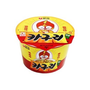 농심 카구리 큰사발 큰컵 (너구리 카레) 컵라면 용기 103g x 14개