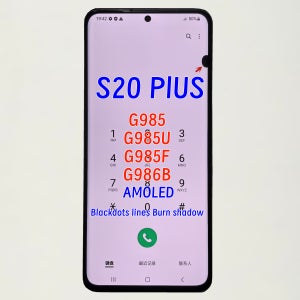 100% 테스트 AMOLED 삼성 갤럭시 S20 플러스 LCD 디스플레이에 적합 SM-G985 G985A G985U G985F/DS LCD 디스플레이 터치 스크린 디지털