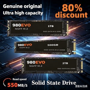 2026년 신형 정품 980Pro/990Pro M2 울트라 대용량 SSD 휴대용 고속 솔리드 스테이트 드라이브, 노트북/데스크탑에 적합