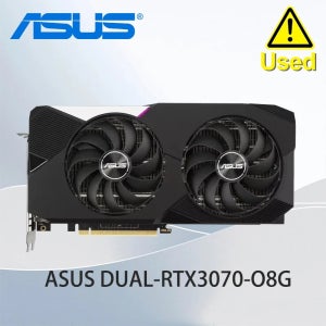ASUS DUAL-RTX3070-O8G GDDR6 8GB 2×HDMI 3×DisplayPort 그래픽 카드
