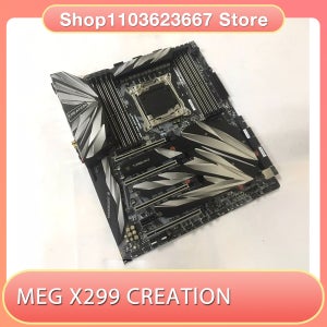 MSI 제네시스 메인보드는 I9 10900X 10980XE CPU MEG X299 CREATlON을 지원합니다.