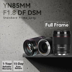 용누오 85mm F1.8 니콘 Z 캐논 RF 소니 E 마운트 자동 초점 인물 사진용 대구경 AF 카메라 렌즈