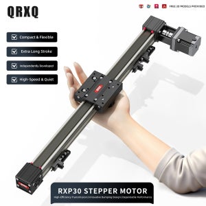 QRXQ 리니어 가이드 동기식 벨트 모듈 RXP30 고정밀 맞춤형 길이 저소음 스테퍼 모터 포함 CNC 부품