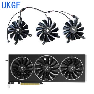 XFX SPEEDSTER SWFT 309 AMD Radeon RX 6700XT OC 그래픽 카드용 새로운 85MM 95MM 4 핀 CF1015U12S CF9015U12S GPU 팬