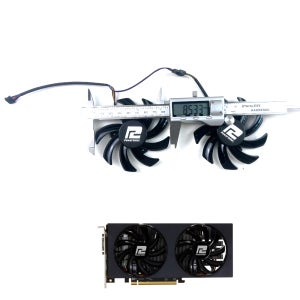 냉각 팬 85mm 4핀 FDC10H12S9-C POWERCOLOR RX 5700 XT 6500XT 6600 6600XT 5700XT 6700 6700XT 파이터 비디오 카드 팬용