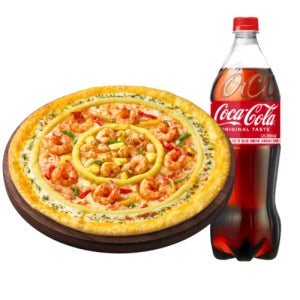 더블 쉬림프 크런치 리치골드L + 콜라 1.25L