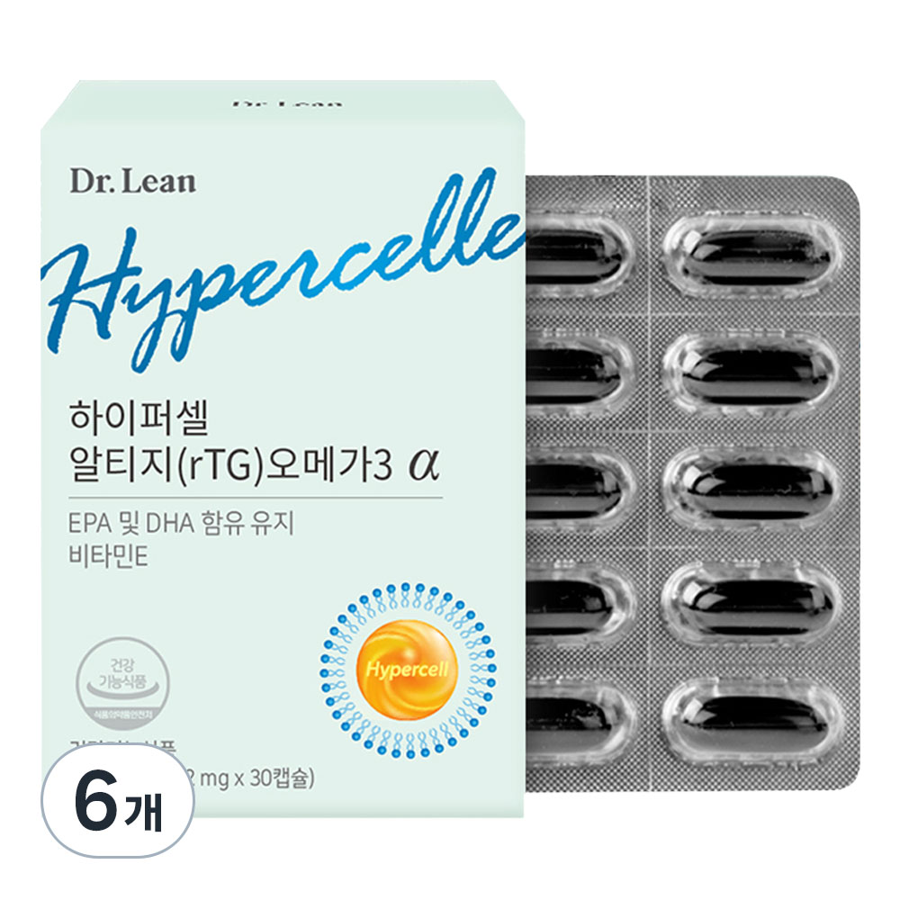닥터린 하이퍼셀 알티지 오메가3 알파 30정 6개