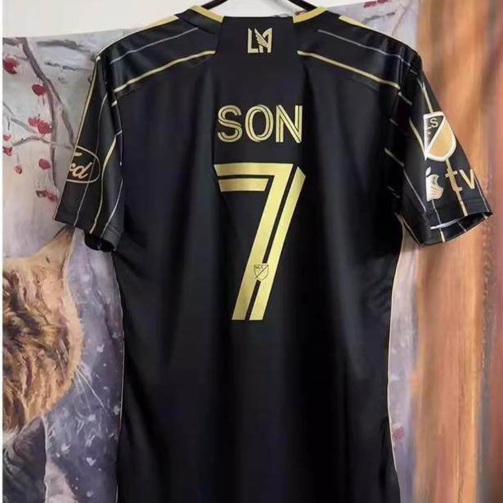 ソン・フンミン制服LAFCロサンゼルスFCサッカーユニフォーム