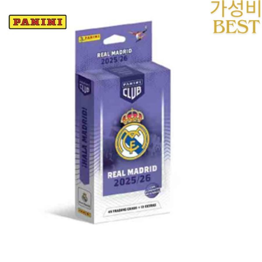 2026 파니니 오리지널 레알 마드리드 CF 팀 박스 음바페 호날두 라울 축구 시그니처 컬렉션 카드 장난감 휴