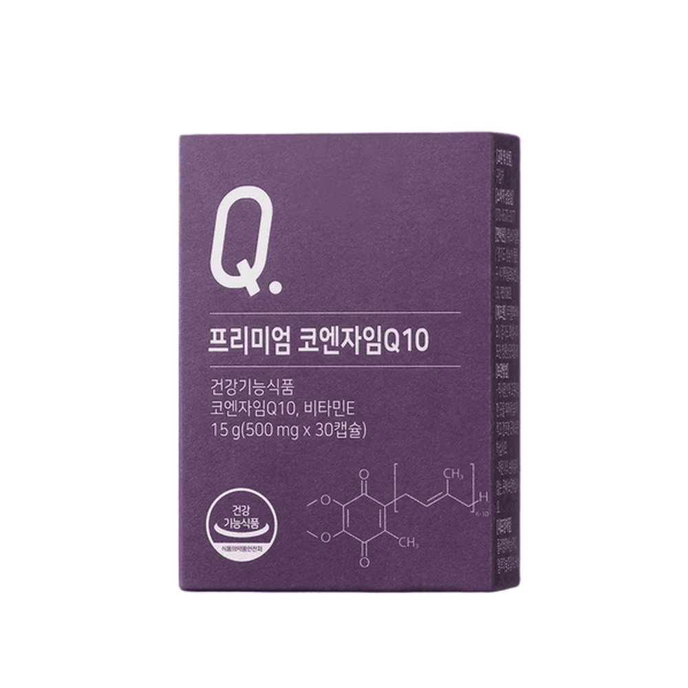 뉴트리모어 프리미엄 코엔자임큐텐 코큐텐 코엔자임Q10 임신준비 영양제 비타민E 1개 15g