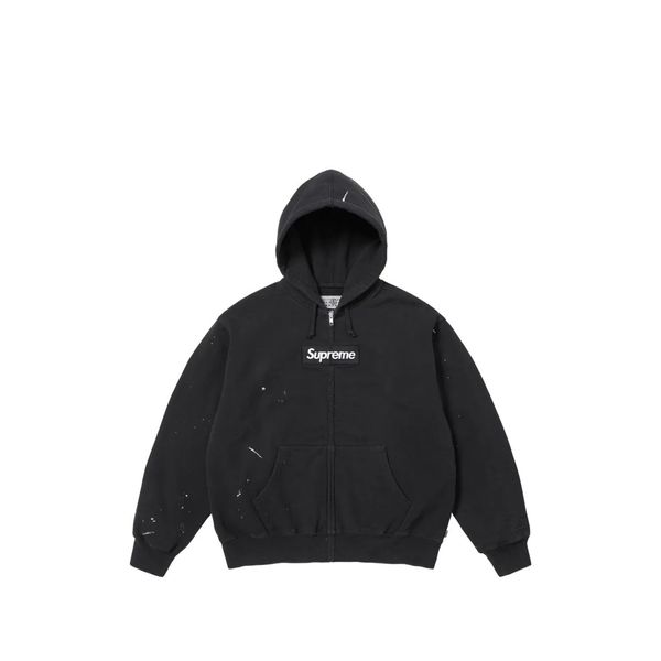 슈프림 페인트 스플래터 로고 패치 후드티 SS26SW32BLACK BLACK 블랙 남성