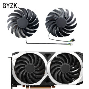 MSI 라데온 RX6600 6600XT 6650XT 6700XT 6750XT MECH 2X 용 그래픽 카드 교체 선풍기 PLD10010S12HH, 신제품