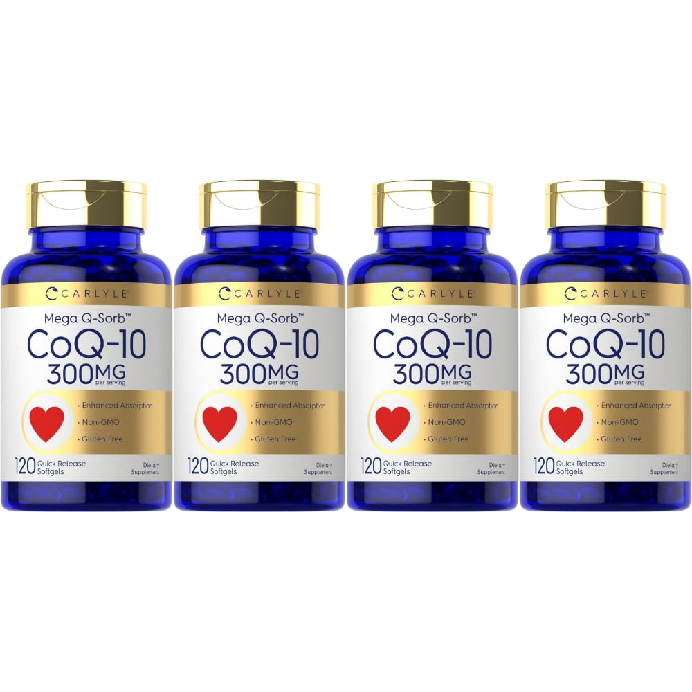 칼라일 메가 큐솔브 CoQ10 코엔자임 큐텐 Q10 300mg 4개 120개 120개