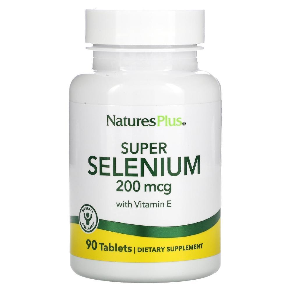 네이처스플러스 수퍼 셀레늄 200mcg 비타민E 100IU 90정 Selenium 1개