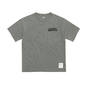 새티스파이 모스텍 티셔츠 MOTHTECH T-SHIRT 페이디드 블랙 11006-01A08