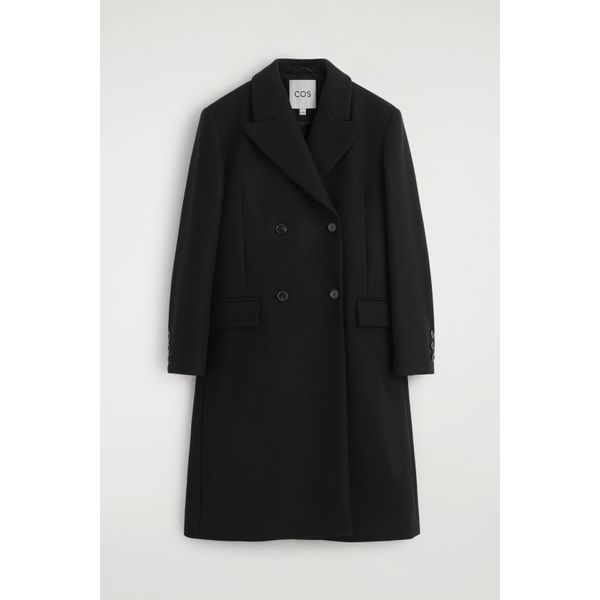 COS 테일러드 더블브레스트 울 코트 1288164