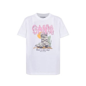 GANNI graphic-print T-shirt a1050253
