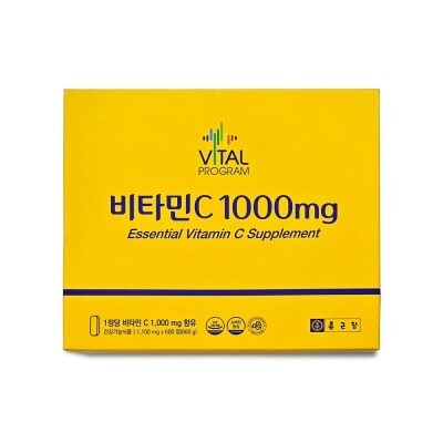 종근당 비타민C 1000mg 1100mg x 600캡슐 1개 1정