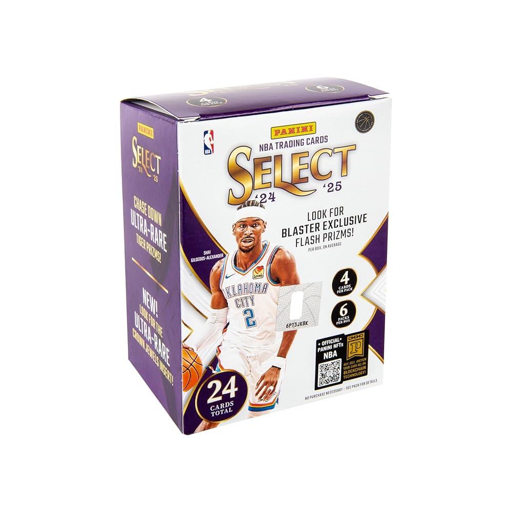 2024-25 Panini 셀렉트 농구 트레이딩 카드 블래스터 박스