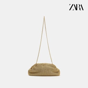 자라 Zara 26ss METALLIC BRAIDED 클러치 가방 p16313710