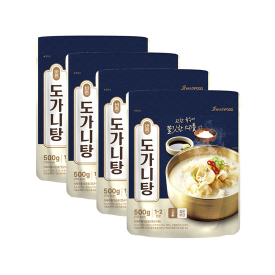 진한식품 바른 도가니탕 500g x 4개 (14,900원) (무배)
