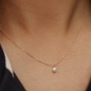 [윌링] 14K_탄생석 6월 진주 커들리 Cuddly Necklace