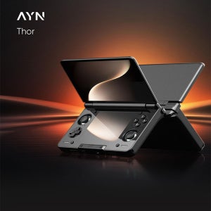 AYN THOR 플립업 6인치 IPS 및 3.92인치 IPS 듀얼 스크린 휴대용 게임 콘솔 4K 울트라 HD 화면 Wi-Fi7 BT5.3 비디오 게임 콘솔