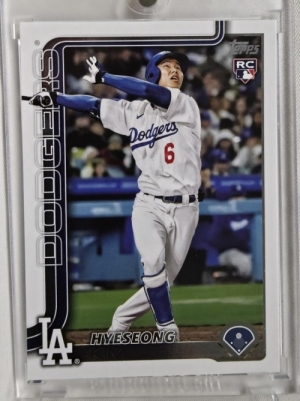 2025 TOPPS 탑스 김혜성 루키 LA 다저스 MLB 메이저리그 야구 카드 ♧