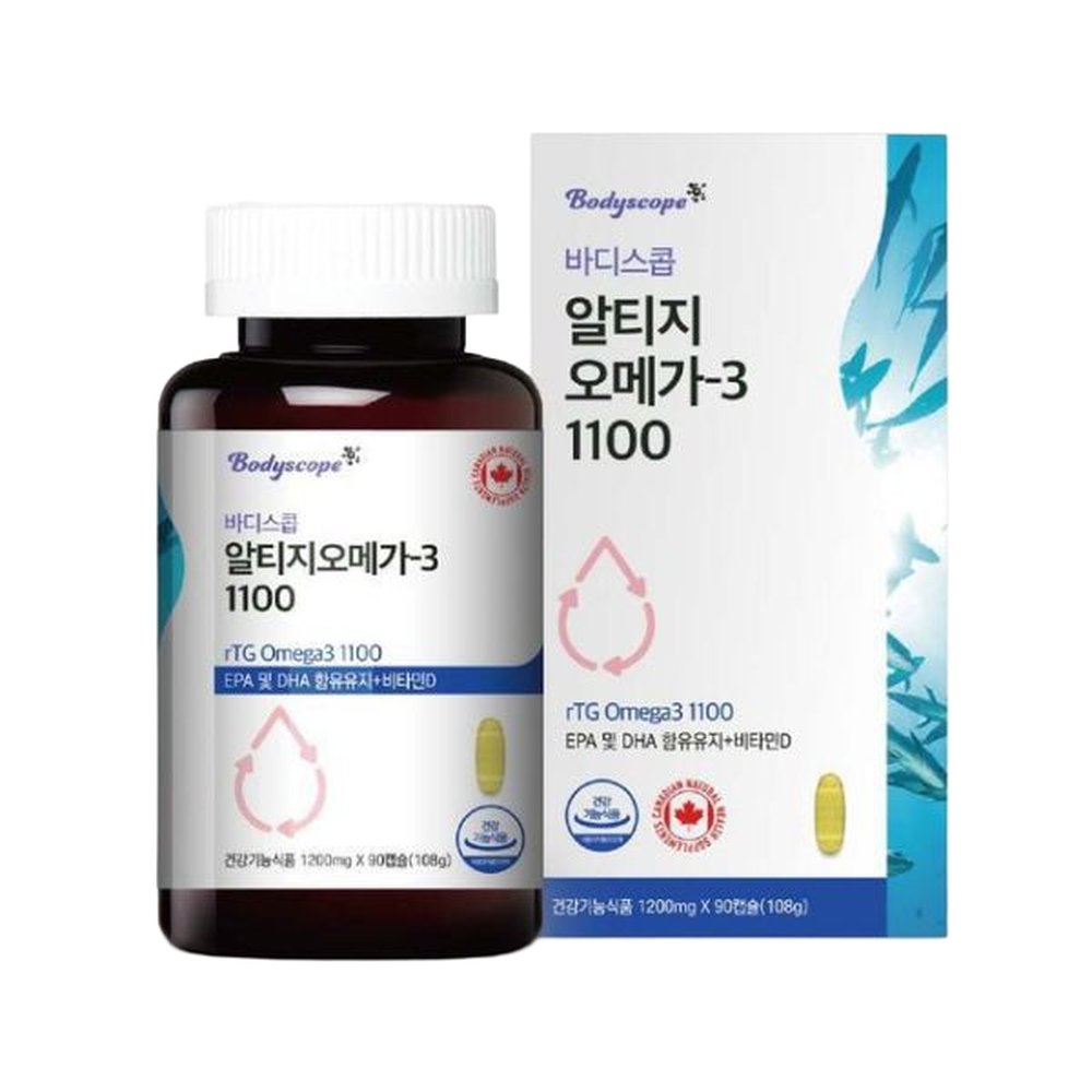 EPA DHA 함유 비타민D 알티지 오메가3 90일분 rtg 1개 0정
