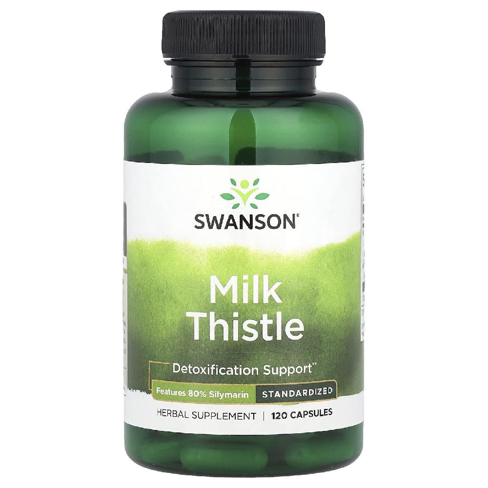 스완슨 밀크씨슬 500mg Milk Thistle 캡슐 120정 Swanson 스완슨 밀크씨슬 120 캡슐 허브보충제 1